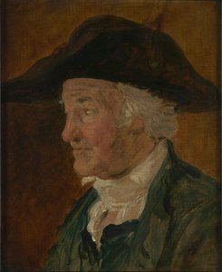 提督」サミュエル・ウィルクス、グリニッジの年金生活者、1832年頃（絵画） 作： John Burnet