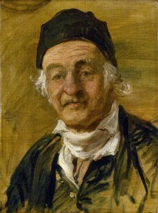 トラファルガーの海戦（1805年）に参加したサミュエル・ウィルクス（イギリス・ロンドン）の肖像画。 作： John Burnet