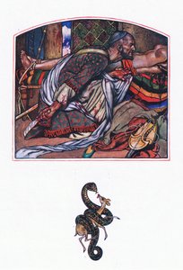 アフリディ・ラブ、カーマの庭のイラスト（およびインドの他の歌詞）、1920 作： John Byam Liston Shaw