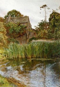 秋の庭 作： John Byam Liston Shaw