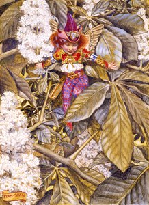 キューピッドの娯楽（トイレ、ガッシュ、紙） 作： John Byam Liston Shaw