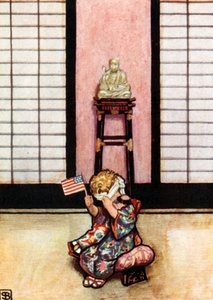 プッチーニ『蝶々夫人』（カラーリトグラフ） 作： ジョン・バイアム・リストン・ショー