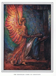 メッセンジャーはクリスチアーナに来る 作： John Byam Liston Shaw