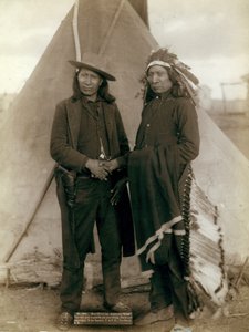 赤い雲とアメリカの馬、1891年