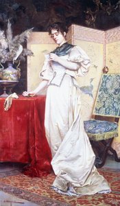 ラブレター、1890年頃 作： John Califano