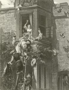 攻撃と防御 作： John Callcott Horsley