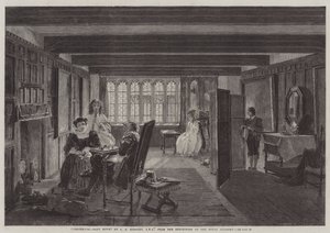 王立アカデミーの展覧会からチェックメイト、次の動き、 作： John Callcott Horsley