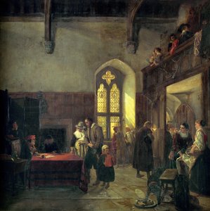 ハドンホールのレンタル日 作： John Callcott Horsley