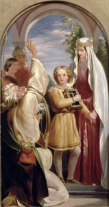 アーサーの少年時代、1851年 作： John Callcott Horsley