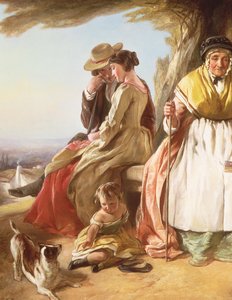 若者と年齢、恋人の詳細（59345の詳細） 作： John Callcott Horsley