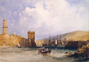 マルセイユ港への入り口（WC） 作： John Callow