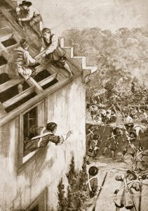 1689年8月21日のダンケルド襲撃事件（リトグラフ 作： John Cameron