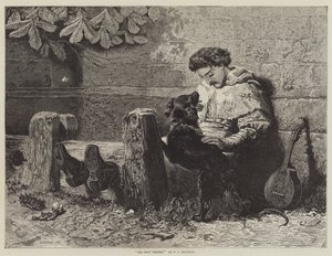 彼の唯一の友達 作： John Charles Dollman