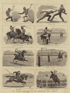 イズリントン農業ホールでの軍事トーナメント 作： John Charles Dollman