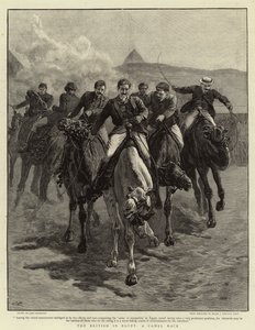 エジプトのイギリス人、ラクダの競争