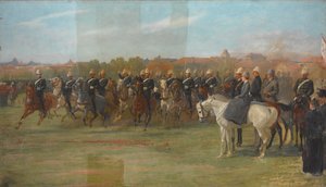 上海ボランティアのレビュー、1892年 作： John Charlton
