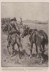 戦争が私たちの騎兵馬、彼の使い古した充電器を率いるトルーパーに何をしたか