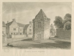 Cannock Town - Conduit: sepia drawing 作： John Chessell Buckler