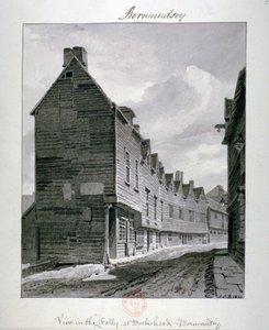 Dockhead Folly、バーモンジー、ロンドン、1820 作： John Chessell Buckler