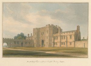 エセックス-セントオシスの修道院、1825年 作： John Chessell Buckler