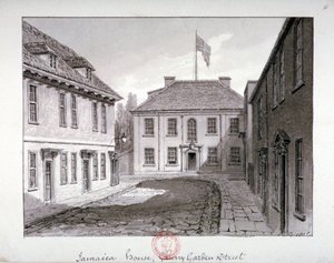 ジャマイカハウス、チェリーガーデンストリート、バーモンジー、ロンドン、1826 作： John Chessell Buckler