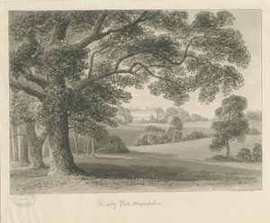 ロクスリーパーク：1841年のセピア画 作： John Chessell Buckler