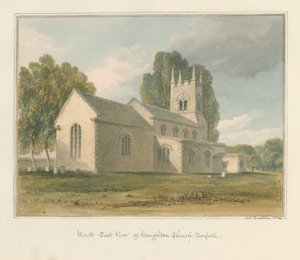 ノーフォーク-ホートン教会、1826年
