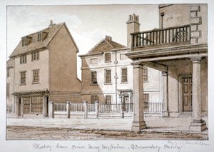 牧師館、セント メアリー マグダレン、バーモンジー、ロンドン、1828 年 作： John Chessell Buckler