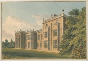 ヨークシャー-バートン馬小屋、1818 作： John Chessell Buckler