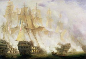 トラファルガーの戦い、1841年頃（キャンバスに油彩）