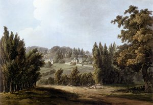 モンモランシーの「エルミタージュ」、1809 作： John Claude Nattes