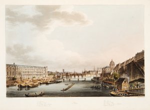 ルーブル;ポンヌフ; 4カ国の大学。 Voltaires Quay、ベルサイユ、パリ、サンドニのイラスト、パブ。 1805（アクアチント）