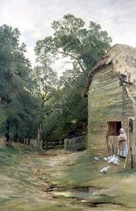 サリーのファームヤード 作： John Clayton Adams