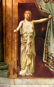 「クリュタイムネストラ」、1882年、1915年頃。 作： John Collier