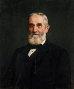 サー・ジョン・エヴァンス、1905年 作： John Collier
