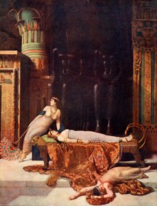 クレオパトラの死、1890年。 作： John Collier