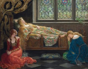 眠れる森の美女 作： John Collier