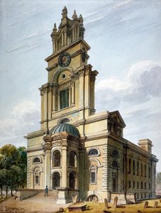 聖アン教会、ライムハウス、ロンドン、1811 作： John Coney