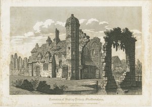 ダドリー修道院：彫刻、nd [c 1821] 作： John Coney