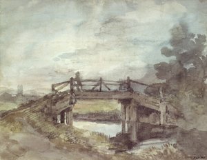 ストゥールにかかる橋 作： John Constable
