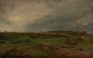 ハムステッド ヒースを横断する道路 作： John Constable