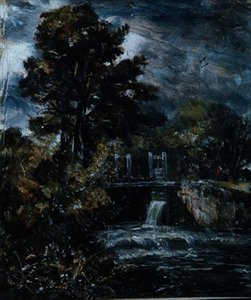 ストアー川の水門かな 作： John Constable