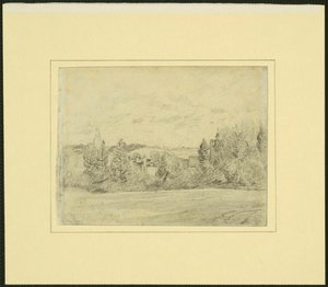 ビンフィールド牧師館と教会（バークシャー州 作： John Constable
