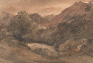 ボローデール: 晴れた日の夕方、1806 年 10 月 1 日 作： John Constable