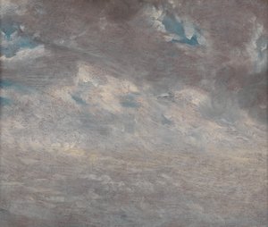 雲の研究、1821 年。 作： John Constable