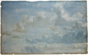 雲の研究、1822 作： John Constable