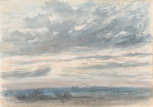 雲の研究、1830-35年 作： John Constable