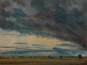 雲の習作、1821年頃 作： John Constable