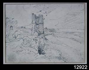 ハイバンクのコテージ、1834年 作： John Constable