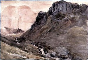イーグルクラッグ、ボローデール 作： John Constable